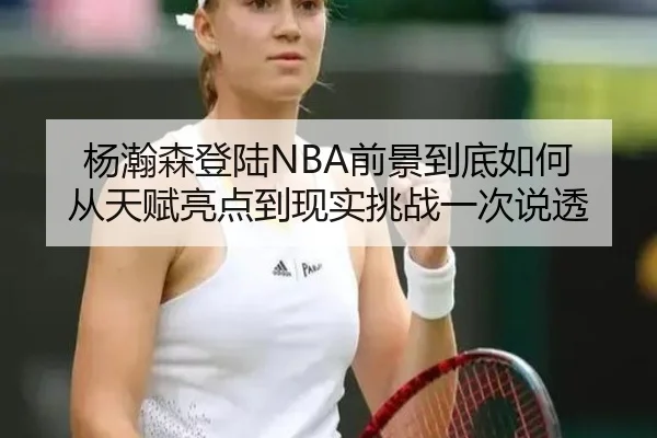 杨瀚森登陆NBA前景到底如何 从天赋亮点到现实挑战一次说透